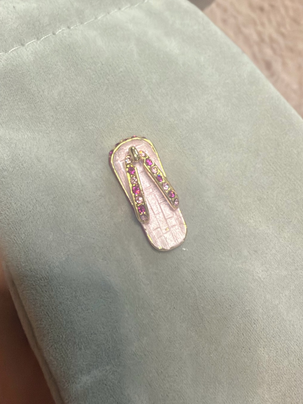 Pink Flip Flop Pendant